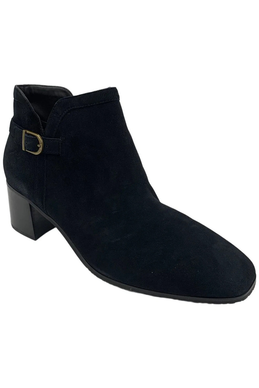NYDJ Women's Denis Ankle Boot Suede Black - Medium